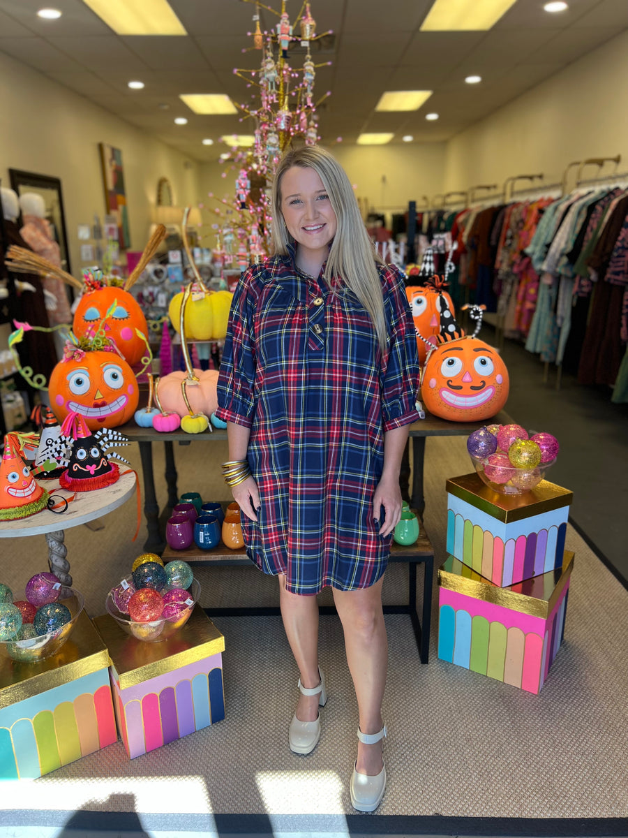 Laney Dress Holly Jolly Plaid